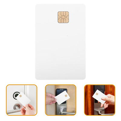 #ad 8pcs Blank Ic Cards White Cards with Chips Ic Card Chip Cards For Access $9.23