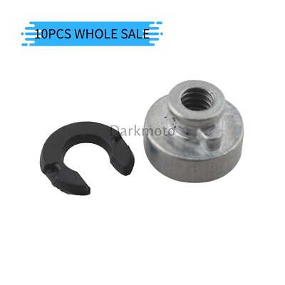 10pcs 1 4quot; 20 Threaded Fender Seat Nut Mounting Kit for Harley Replacement USA $13.29
