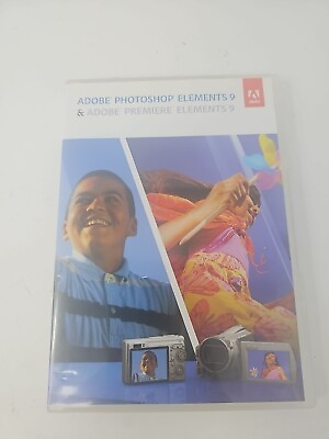 #ad Adobe Photoshop Elements 9 with serial number Excellent $19.99