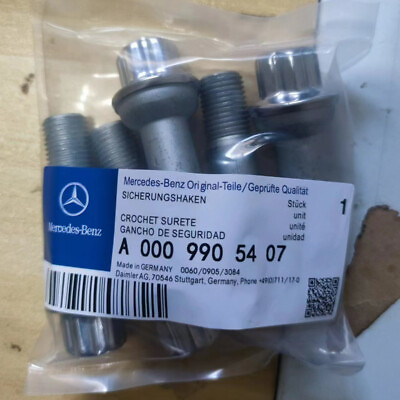 #ad Set of 5 Genuine Mercedes Benz Wheel Bolts OEM# A0009905407 Made in Germany $26.66