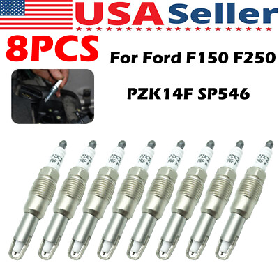 #ad Set of 8 SP 515 For Ford F150 F250 Motorcraft Platinum Spark Plugs PZK14F SP546 $36.99