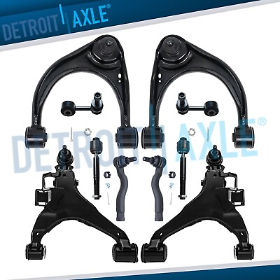 #ad Front Upper Lower Control Arms Suspension Kit for 2008 19 Toyota Sequoia Tundra $338.98