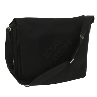 #ad LOUIS VUITTON Damier Geant Messager NM Shoulder Bag Noir M93225 LV Auth bs11611 $340.00