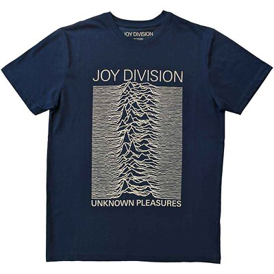#ad Joy Division Unknown Pleasures FP T Shirt Blue New $23.28
