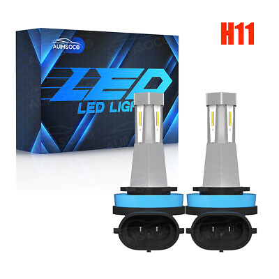 #ad 2x H11 LED Headlight LOW Bulbs Kit For Chevy Silverado 1500 2500HD 2007 2019 20 $43.99