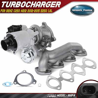 #ad Turbo Turbocharger wIth Gasket for Mercedes Benz C250 W212 2012 2015 E250 1.8L $554.99