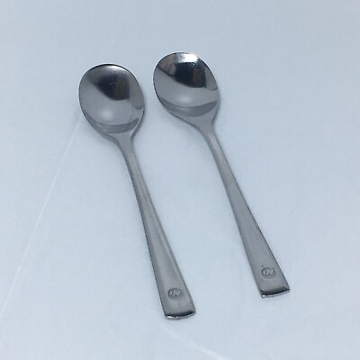 #ad Northwest Airlines 2pc Spoon First Class Flatware NWA Aviation Silverware $9.35