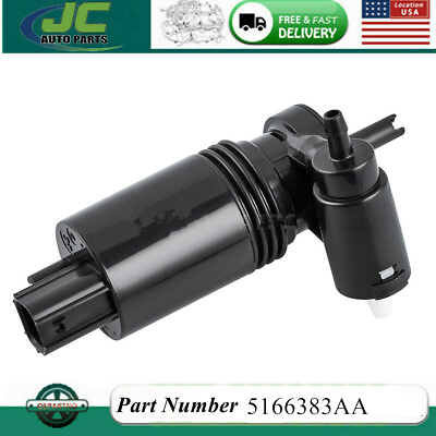 #ad 5166383AA New Windshield Washer Pump Fits For Dodge Caravan Chrysler 2004 2007 $13.67