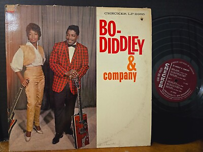 #ad Bo Diddley ‎– Bo Diddley amp; Company 1962 Checker Mono LP Blues Rock Guitar VG $37.20