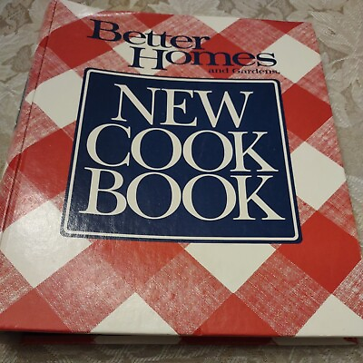 #ad Better Homes and Gardens New Cook Book 10th Edition 1989 Ring Bound Binder $19.50