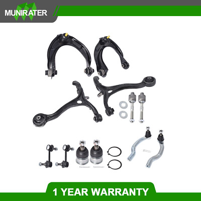 #ad 12pc Suspension Kit Arms Ball Joints Stabilizer Links Set For 08 12 Honda Accord $139.81