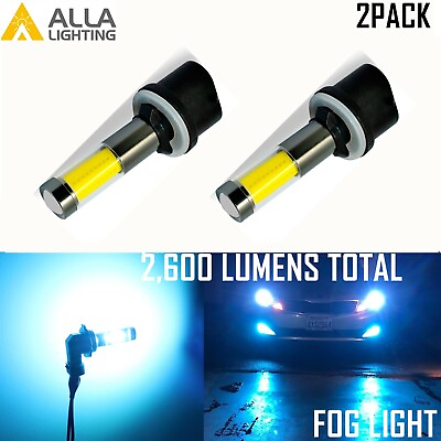 #ad Alla Lighting 35 LED 899 880 Icy Blue Light Blue Tint Driving Fog Light Bulb $24.94