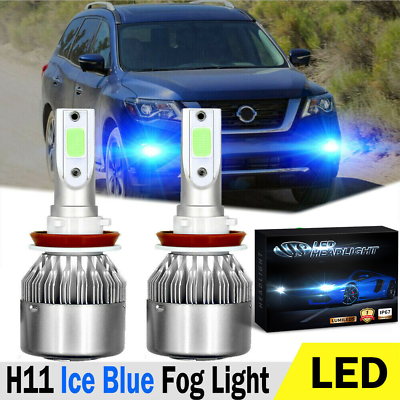 #ad LED Headlight Kit H11 Ice Blue Fog Light Bulbs for NISSAN Pathfinder 2005 2018 $16.93