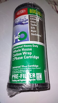 #ad DUPONT WFHDC8001 Carbon Wrap 2 Phase Water Pre Filter 800 HD New $16.99