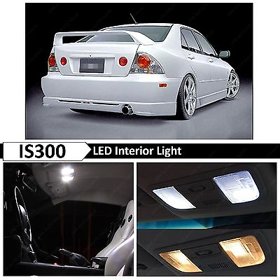 #ad 12x White Interior Map LED Lights Bulb Package Kit Fits Lexus IS300 2001 2005 $12.89