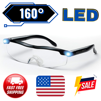 #ad Highly Efficient 160% Magnifying Glasses with LED Light Enhanced Magnification $25.93