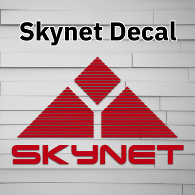 Skynet Decal for Car laptop window tumber water bottle sticker symbol cyberdyn $6.00