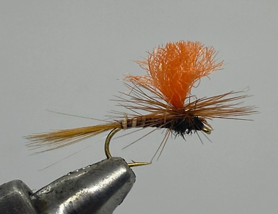 #ad One Dozen 12 Hi Vis Parachute Ginger Quill Dry Fly $14.99