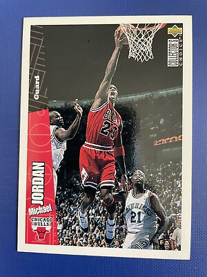 #ad 1996 Michael Jordan #23 Deck Collectors Upper Choice Bulls Guard Card Mint $13.82