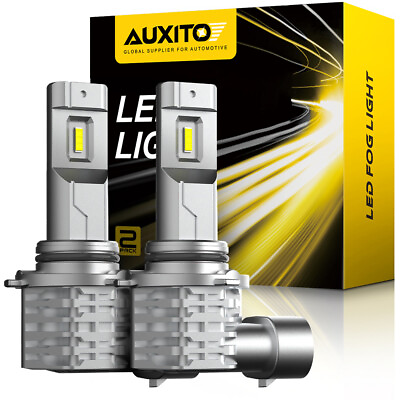 #ad AUXITO LED Fog Light Bulbs 9006 HB4 Halogen Replacement 6500K 4000LM Cool White $21.99