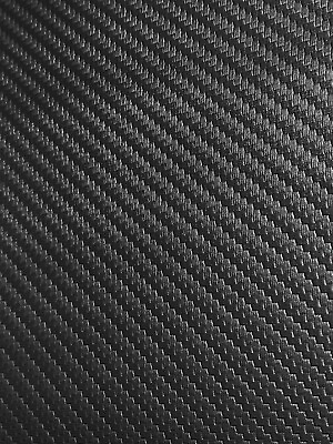 Marine Vinyl Fabric Carbon Fiber Black Upholstery Outdoor Car Boat 54quot; By The Yd $23.50