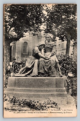 #ad St John Place Place of Remembrance in France by Dubois Vintage Postcard A286 $10.04