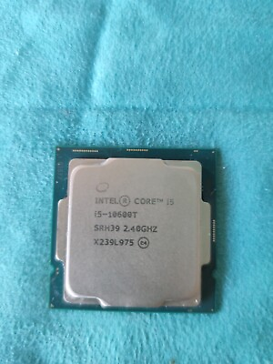 #ad Intel Core i5 10600T SRH39 2.4GHz Turbo 4.0GHz 6 Core 12M LGA1200 CPU Processor $89.00