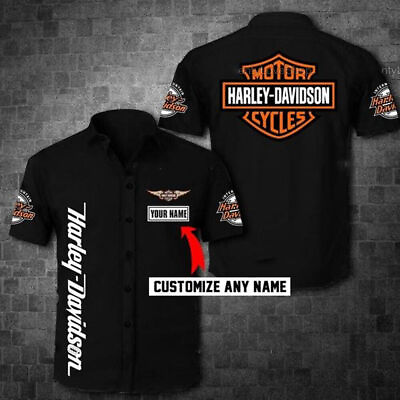 #ad #ad HOT SALE MOTOR Harley Davidson Hawaiian Limited Edition Shirt Printed 3D S 5XL $15.99