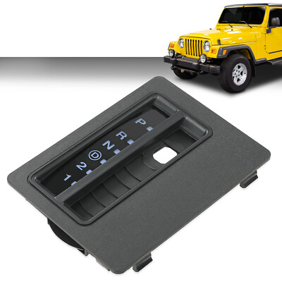 #ad #ad Fit For 1997 2006 Jeep Wrangler TJ Automatic Floor Shift Indicator Bezel Trim $72.40