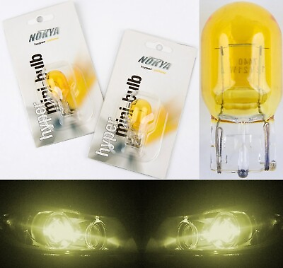 #ad Nokya 7440 Nok6207 21W Yellow Two Bulbs Head Light Cornering Turn Replacement OE $19.95