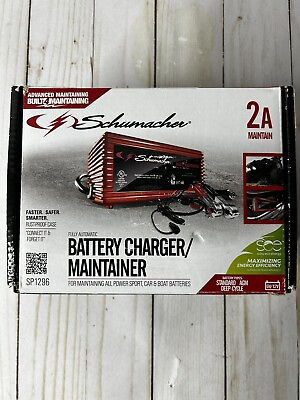 #ad Schumacher Fully Automatic Car Battery Charger Maintainer 2 amp 6V and 12v $39.95
