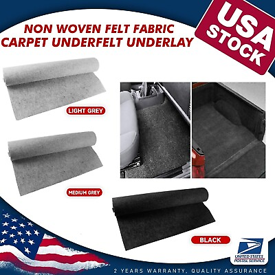 #ad Automotive Underfelt Felt Carpet Trunk RV Wall Lining Boat Decking Refurbishment $17.99