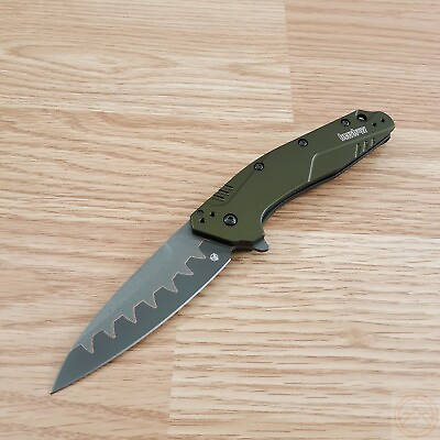 Kershaw Dividend 2nd Knife 3quot; CPM D2 Bohler N690 Steel Blade Aluminum Handle $73.79