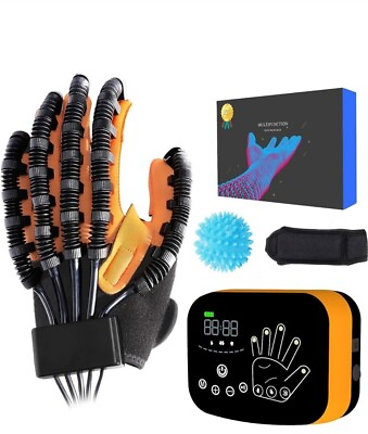 #ad Robotic Hand Rehabilitation Glove for Finger Stroke Therapy Device LEFT XL $74.99