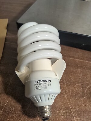 #ad SYLVANIA Light Bulb CF65EL TWIST 65W 120V G907 4100K $12.07