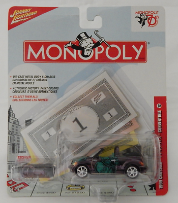 #ad PT Cruiser 1999 Chrysler Mini SUV Johnny Lightning Monopoly 70th Anniversary $24.99