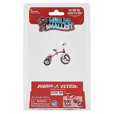 #ad Super Impulse World#x27;s Smallest Radio Flyer Classic Red Tricycle NEW $10.99