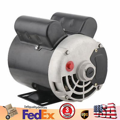#ad SPL Compressor Duty Electric Motor 3450RPM 2HP 56 Frame 5 8quot; Shaft 115 230V USA $122.56