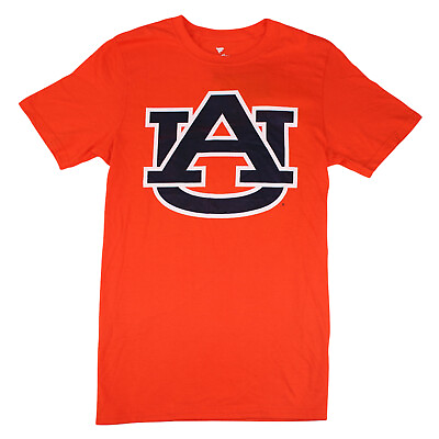 #ad NEW Auburn Tigers Fanatics Primary Large Team Logo Men#x27;s T Shirt ORANGE $14.95
