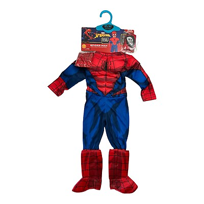 #ad Spiderman Boy#x27;s Deluxe 3D Halloween Premium Styled Costume $22.99