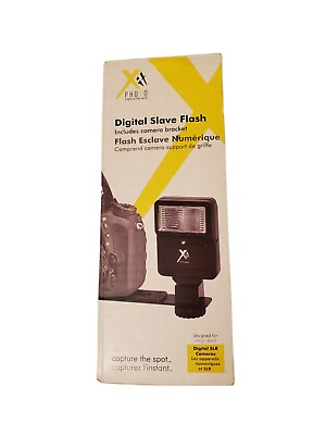 #ad DIGITAL SLAVE FLASH with Bracket for Digital DSLR Camera Black XTCF1BRK $12.99