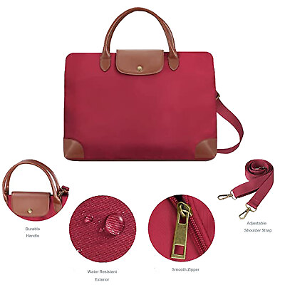 #ad 15.6 inch Laptop Tote Bag for Women Shoulder Messenger Bag Work Business Travel $19.99
