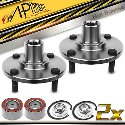 #ad A Premium 2x Wheel Hub Ball Bearing Assembly Front Side for Ford Focus 2000 2011 $50.19