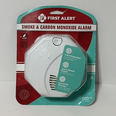 #ad First Alert Powered Alarm SCO5CN Combination Smoke and Carbon Monoxide Battery $23.99