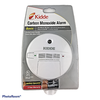 #ad Kidde Basic Carbon Monoxide Alarm NEW $25.88