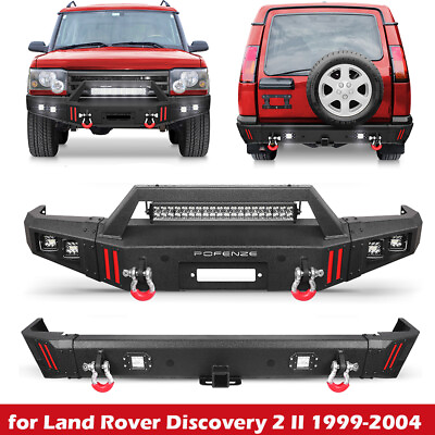 #ad For Land Rover Discovery Series 2 99 2004 Heavy Duty Rear or Front Steel Bumper $348.00