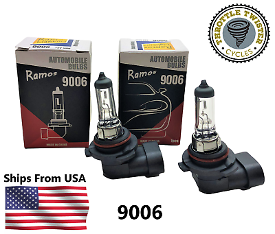 #ad 2 Bulbs 9006 HB4 Bright Halogen 55W Bulbs Headlights Lamps Fast USA Ship $9.24