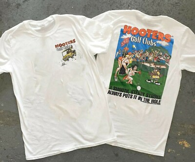 #ad #ad 1998 Hooters Golf Club T Shirt Hooters 90s Golf 2SIDE PC328 $8.95