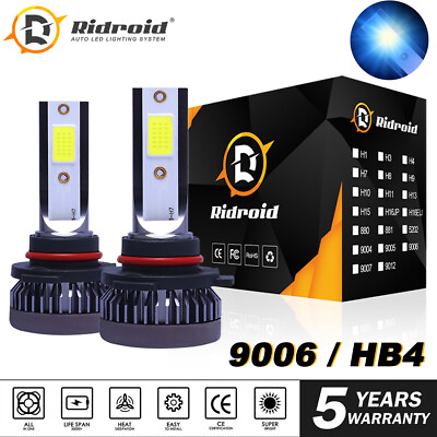 #ad 2x 9006 HB4 LED Headlight Conversion Kit Bulb 240000LM High Power 8000K Ice Blue $10.97