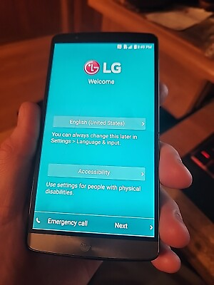 #ad LG D851 G3 T Mobile Smartphone Android Crack on Screen Read $14.95